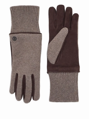 Price Slash Today Textured Cashmere Gloves