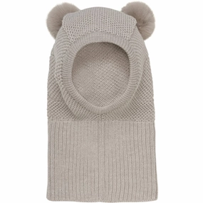 Shop & Grab Now Huttelihut Balaclava Wool Knit Vindstop Camel