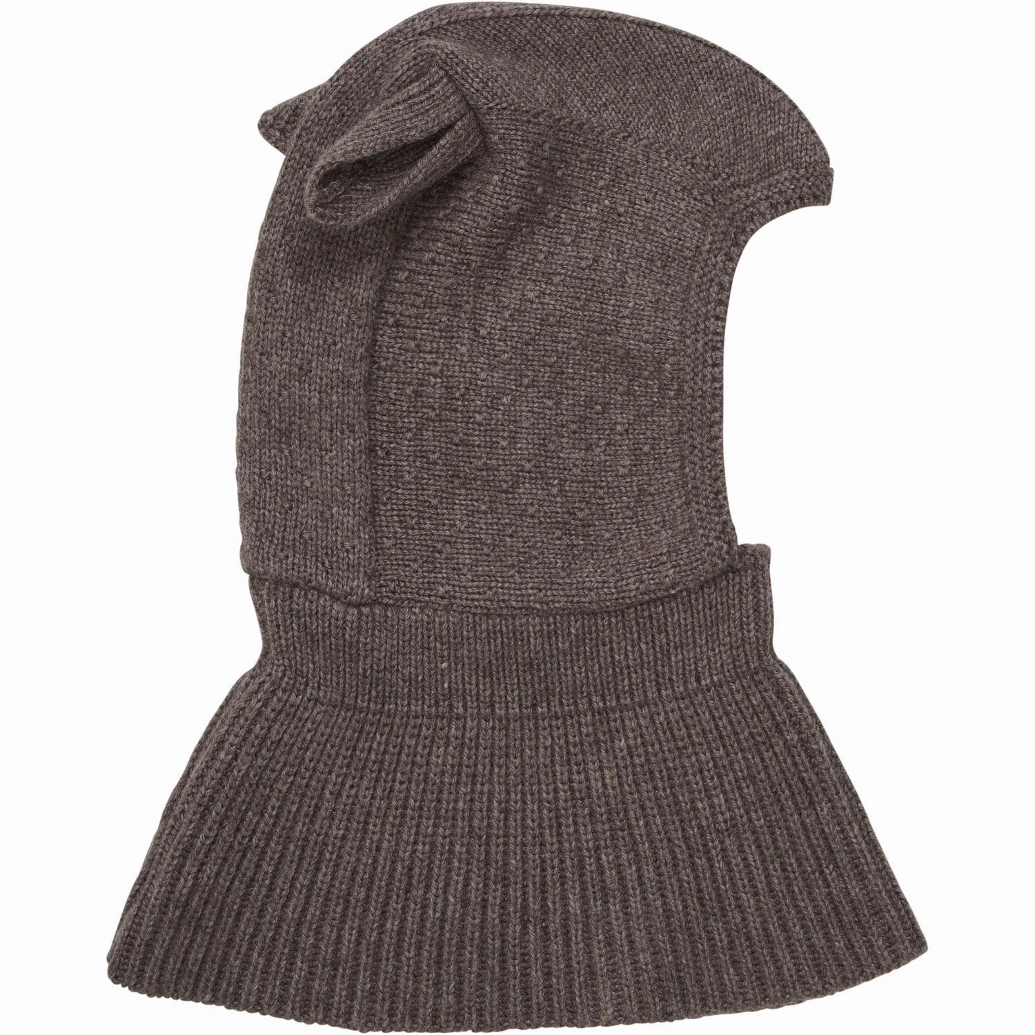 Huttelihut Brown Melange Balaclava Ears Wool Knit Hot Pick Deal Shop Todays Picks