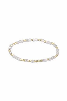Hope Unwritten 3Mm Bead Bracelet - Pearl Limited Edition Offer