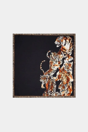 Large Square Scarf - Tiger Talk Trending Offer Today Todays Steal