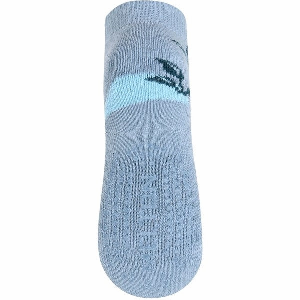 Save More Online Melton Lion Anti-Slip Socks Faded Demin