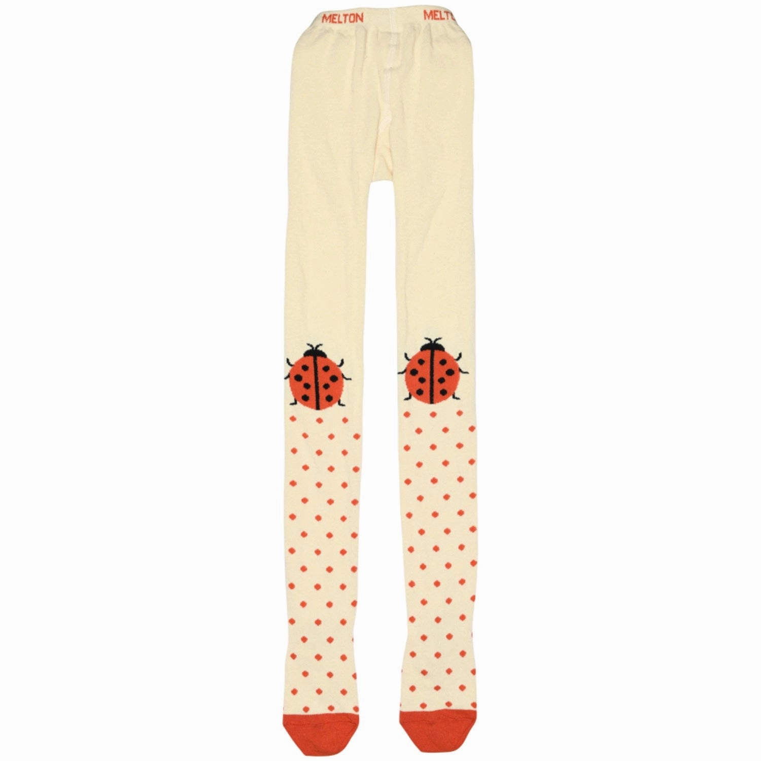 Melton Shortbread Ladybug Tights Trending Now Discount