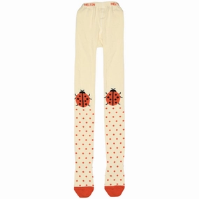 Melton Shortbread Ladybug Tights Trending Now Discount