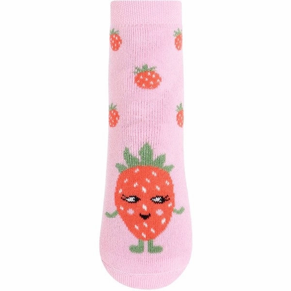 Special Price Offer Shop Hot Deals Melton Strawberry Anti-Slip Socks Pink Nectar