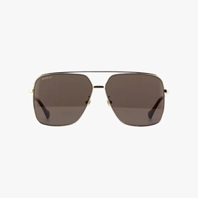 Hot Item Clearance Flash Discount Today Men'S Gucci Metal Square Sunglasses