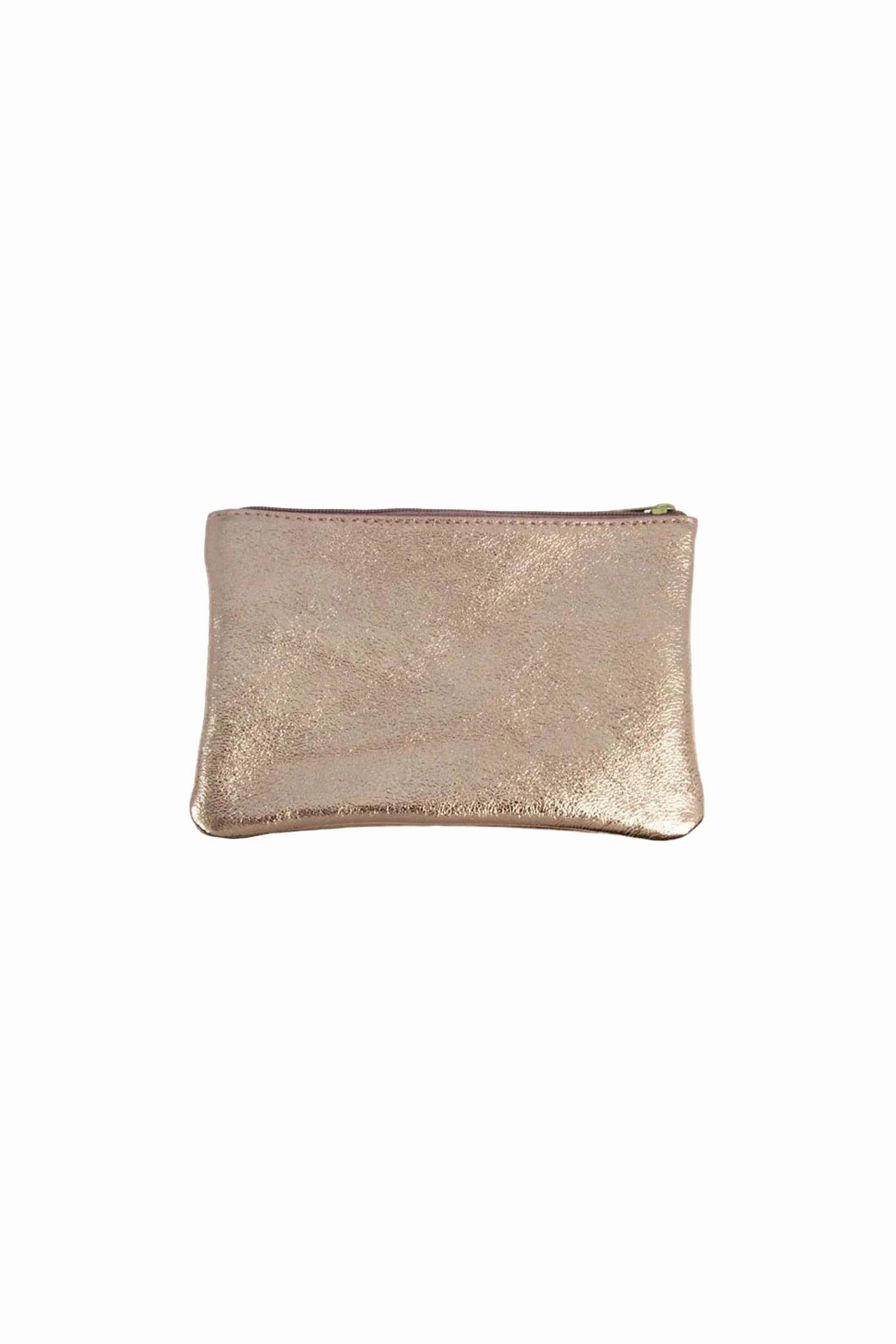 Clearance Event Today Only Steal Metallic Pouch Small Bronze
