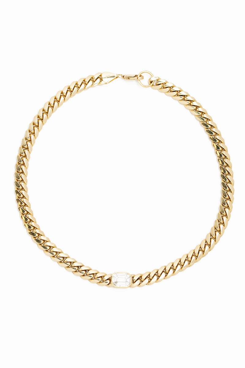 Exclusive Deal Inside Gift-Worthy Sale Miami Cuban Chain Choker With Center Diamond