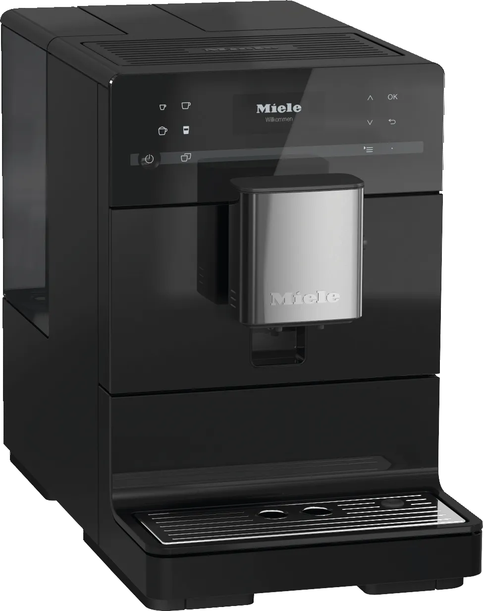 Miele CM5310 SILENCE BLACK  Countertop Coffee Machine With Onetouch For Two For The Ultimate In Coffee Enjoyment.