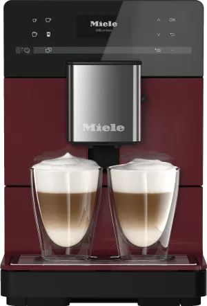 Miele CM5310 SILENCE RED  Countertop Coffee Machine With Onetouch For Two For The Ultimate In Coffee Enjoyment.