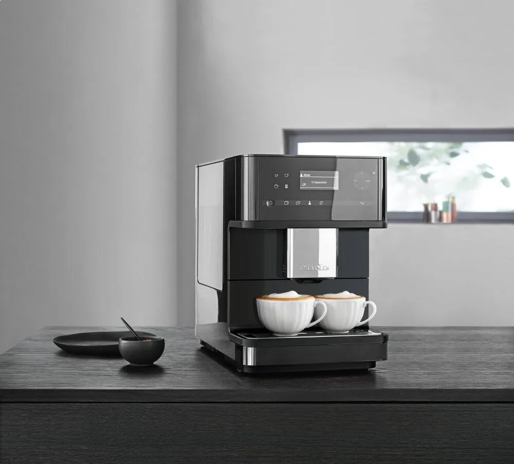 Miele CM6150 Black Cm 6150 - Countertop Coffee Machine With Onetouch For Two For The Ultimate Coffee Enjoyment.