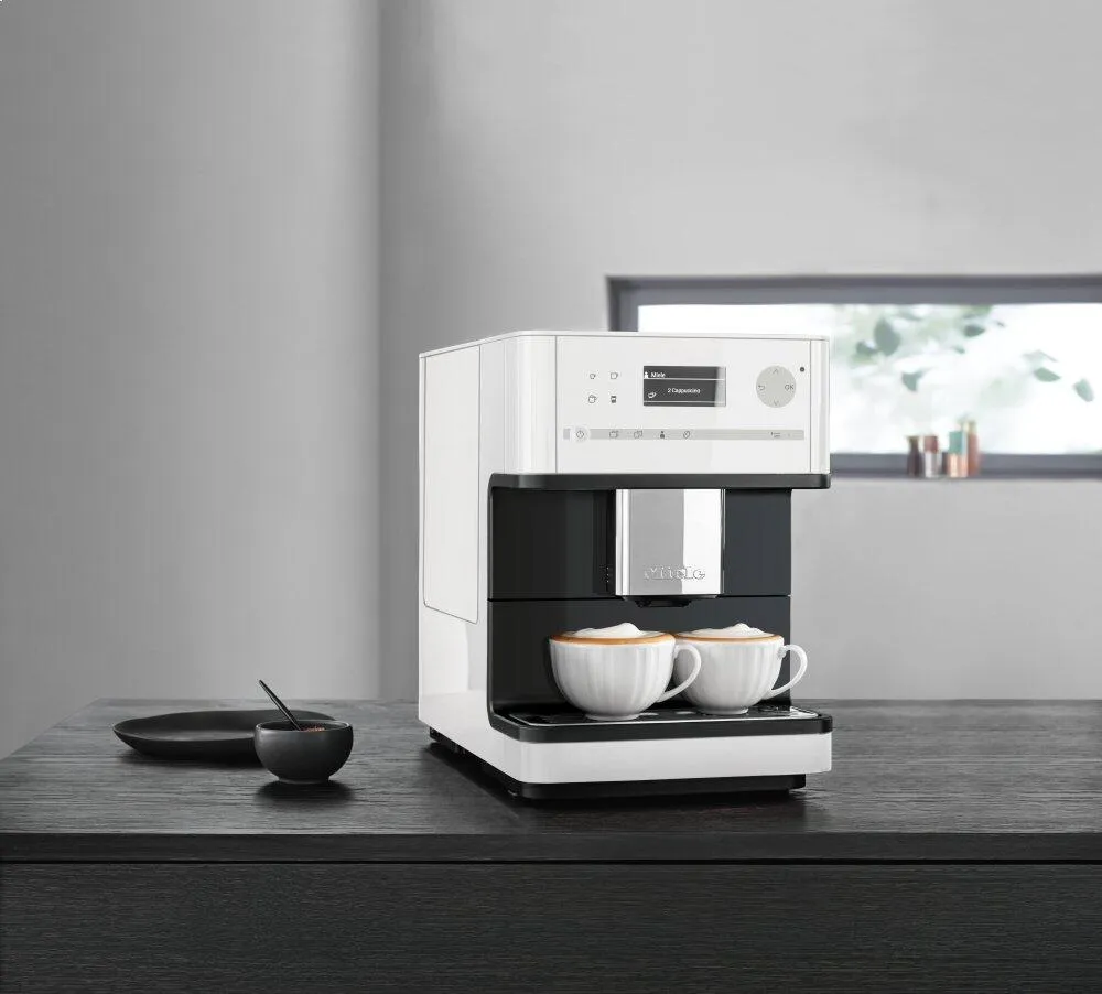 Miele CM6150 White Cm 6150 - Countertop Coffee Machine With Onetouch For Two For The Ultimate Coffee Enjoyment.