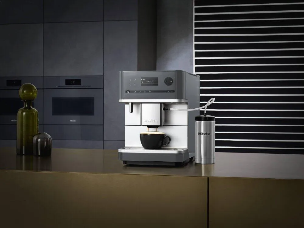 Miele CM6350 GRAPHITE GREY Cm 6350 - Countertop Coffee Machine With Onetouch For Two Feature And Integrated Cup Warmer For Perfect Coffee.