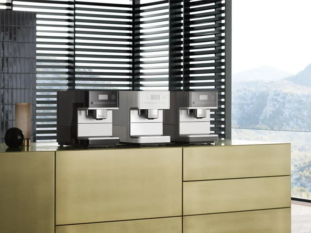 Miele CM6350 GRAPHITE GREY Cm 6350 - Countertop Coffee Machine With Onetouch For Two Feature And Integrated Cup Warmer For Perfect Coffee.