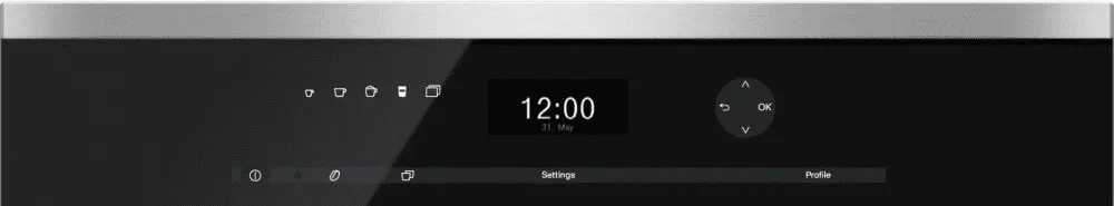 Miele CVA6405 Stainless Steel Cva 6405 - Built-In Coffee Machine With Bean-To-Cup System And Onetouch For Two For Perfect Coffee Enjoyment.