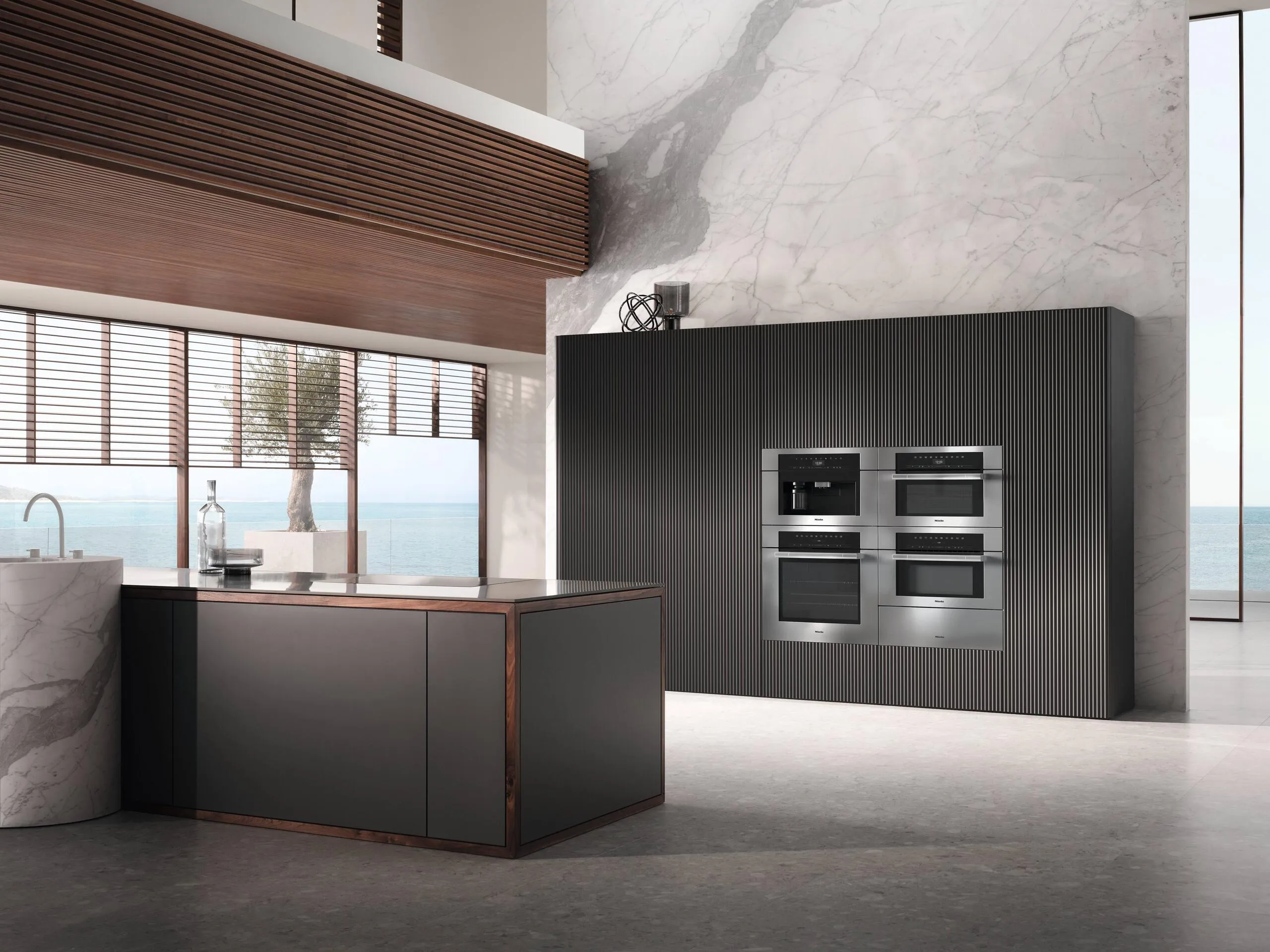 Miele CVA7370 STAINLESS STEEL   Built-In Coffee Machine In A Perfectly Combinable Design With Patented Cupsensor For Perfect Coffee.
