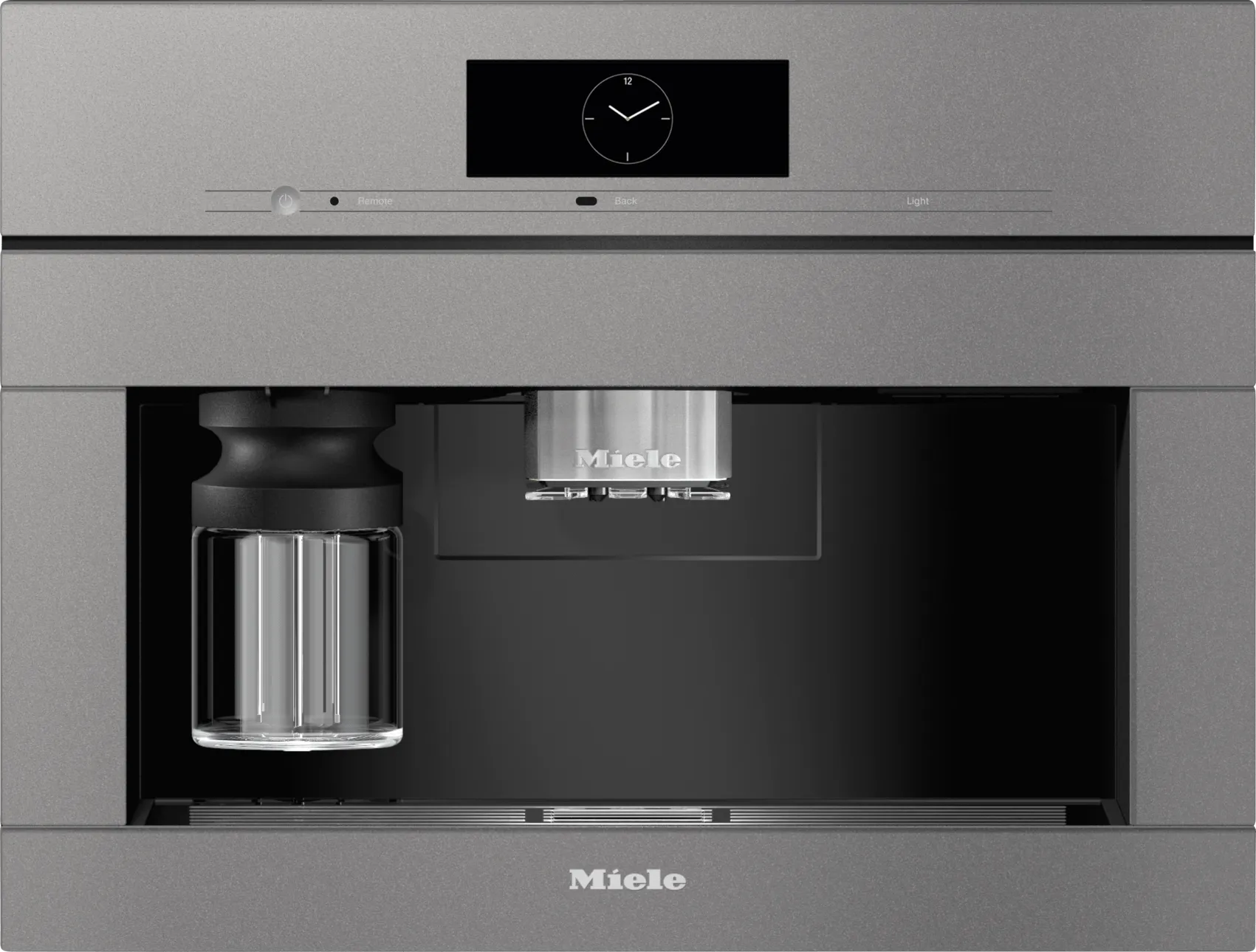 Miele CVA7845 GREY   Built-In Coffee Machine With Directwater Perfectly Combinable Design With Coffeeselect   Autodescale For Highest Demands.