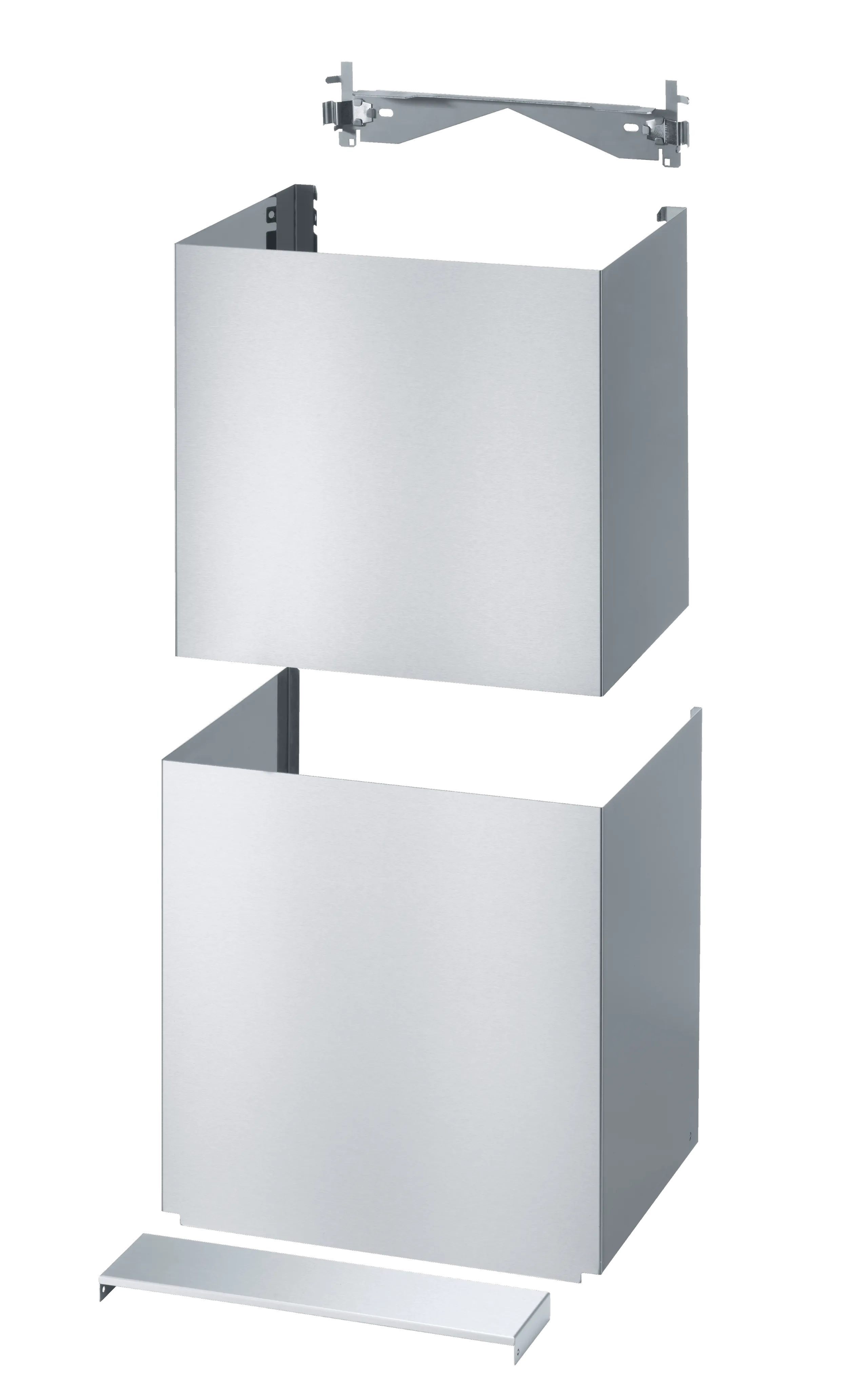 Miele DADC6000 Stainless Steel Chimney Section - For Alternative Upward Vented Ducting