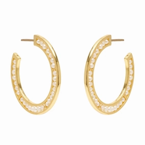 Todays Mega Savings Mignonne Gavigan - White Gold Lux Betty Hoops