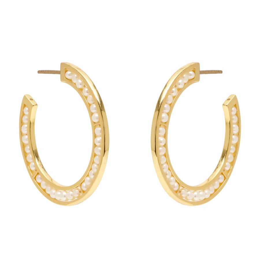 Todays Mega Savings Mignonne Gavigan - White Gold Lux Betty Hoops