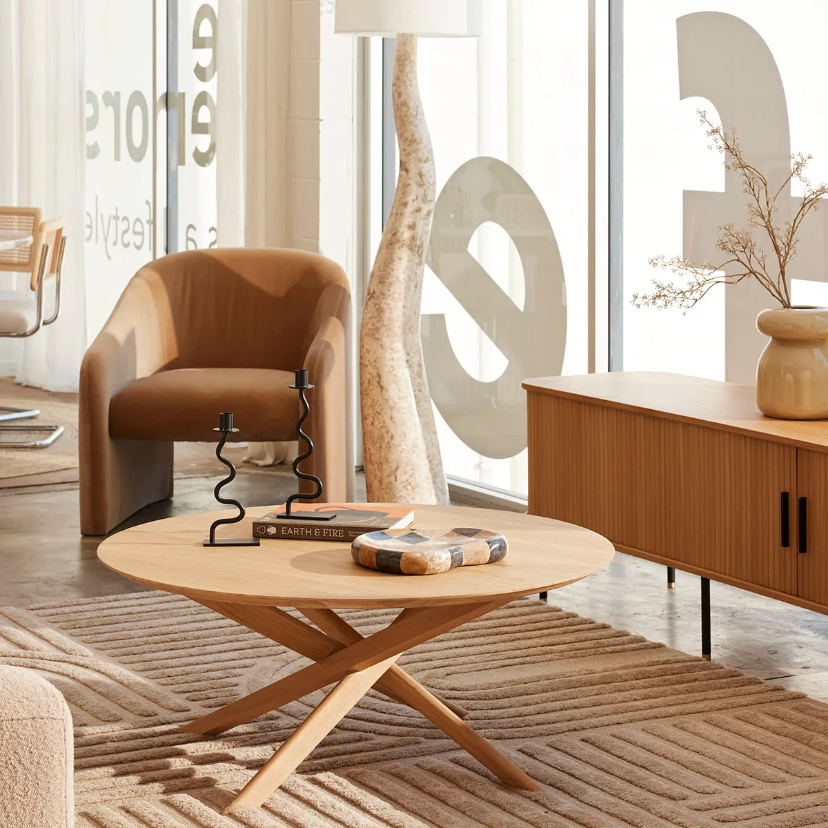 Mikado Round Coffee Table