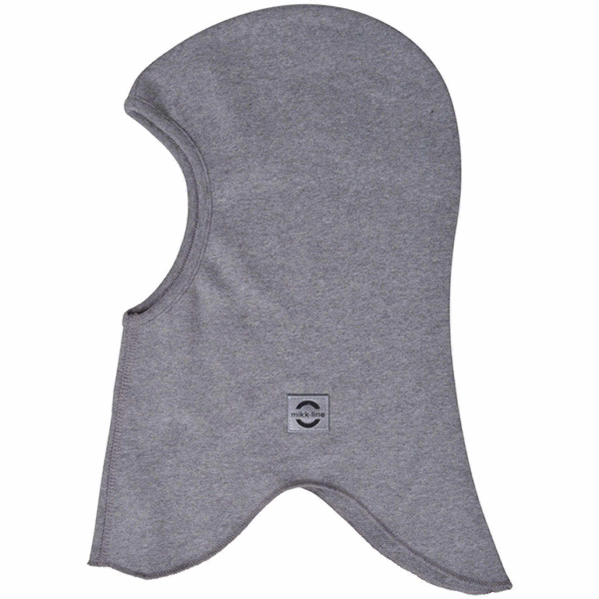 Mikk-Line Balaclava 2-Layers Cotton Light Grey Melange Flash Deal Alert Special Deal Frenzy