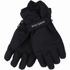 Limited Time Sale Mikk-Line Black Nylon Gloves