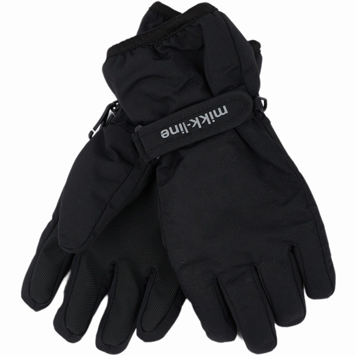 Limited Time Sale Mikk-Line Black Nylon Gloves