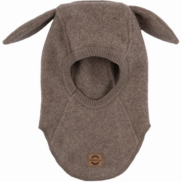 Mikk-Line Cotton Fleece Balaclava With Long Ears Melange Denver Flash Deal Alert Big Sale Today