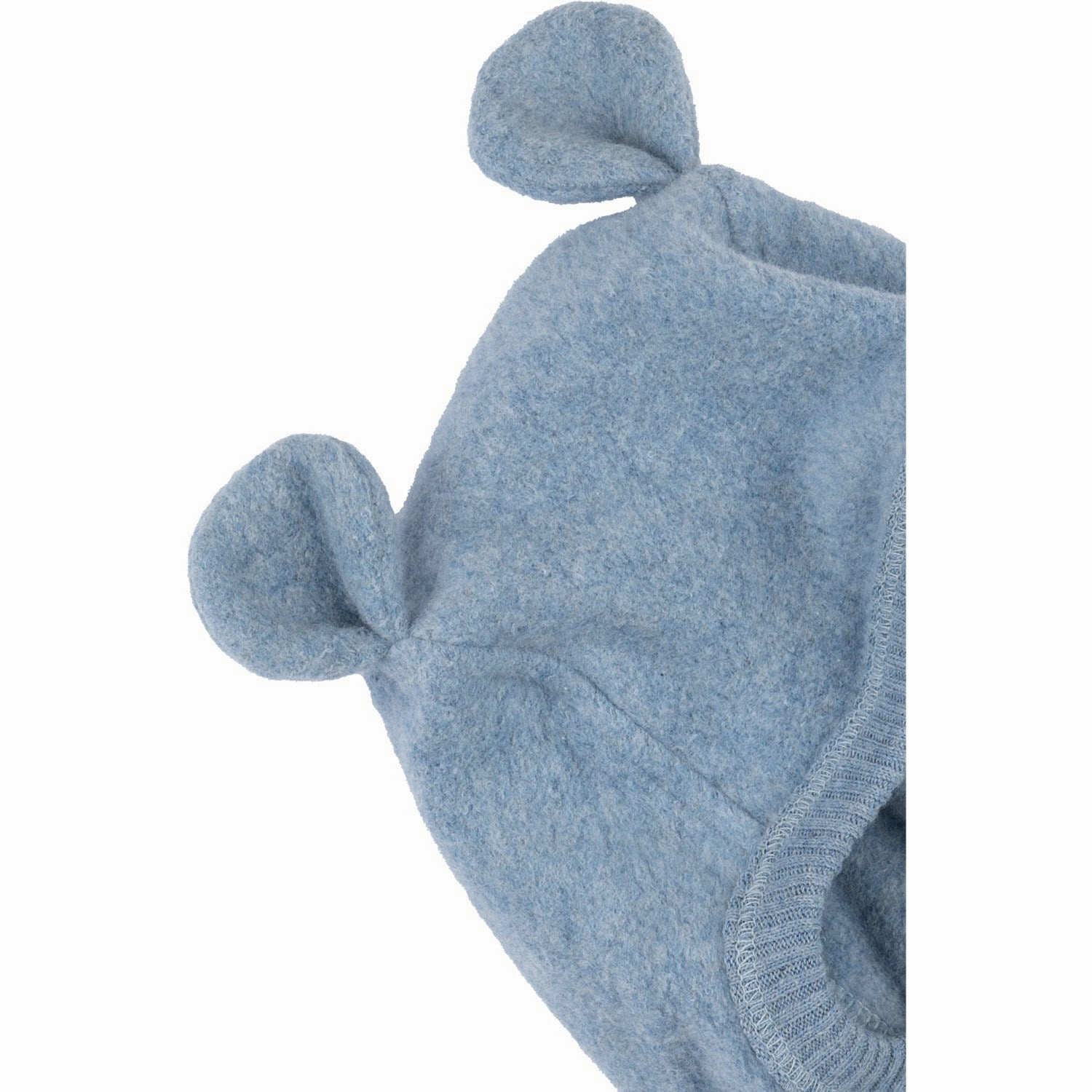 Mikk-Line Faded Denim Melange Cotton Fleece Fullface With Ears Clearance Event