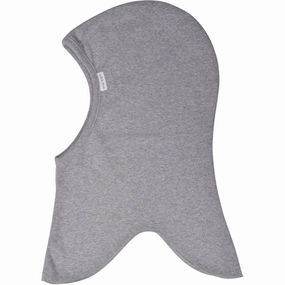Mikk-Line Fullface Cotton Light Grey Melange Best Seller Discount