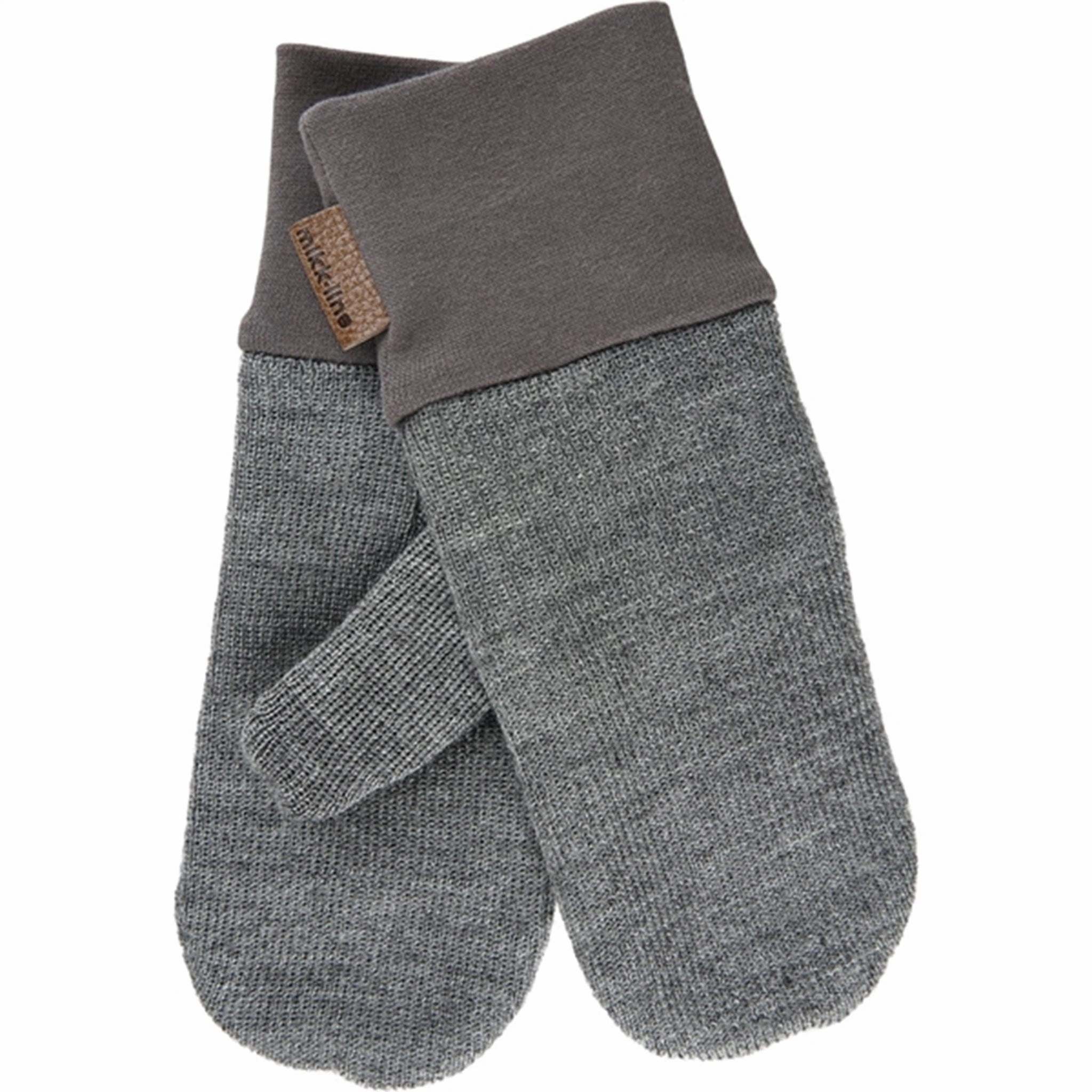 Clearance Event Alert Mikk-Line Knitted Mittens Antrazite