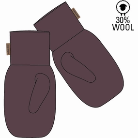 Hot Pick Sale Todays Best Deal Mikk-Line Knitted Mittens Huckleberry
