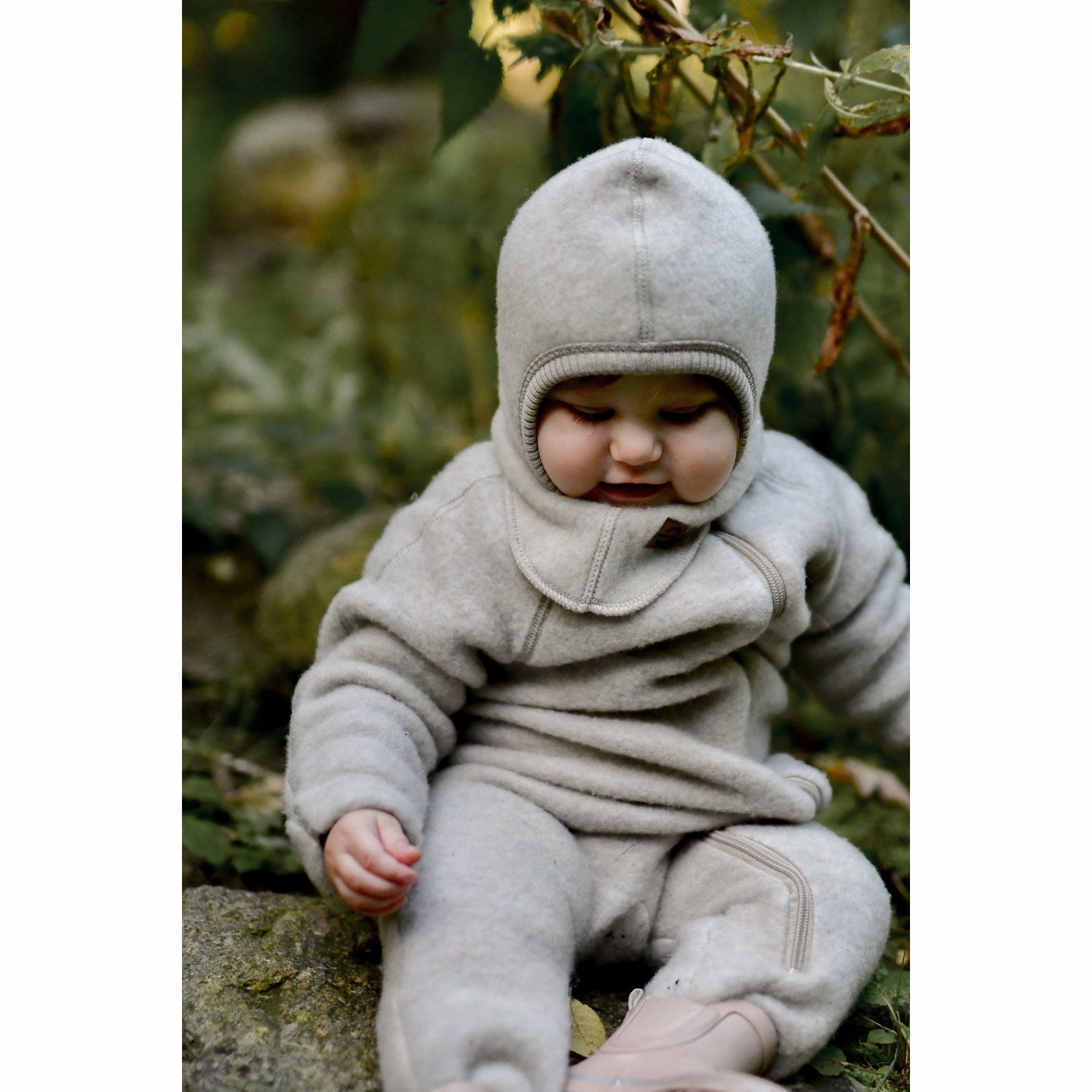 Big Savings Today Mikk-Line Melange Offwhite Wool Fullface