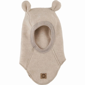 Must-Have Gift Ideas Best Price Today Mikk-Line Wool Balaclava With Ears Melange Offwhite