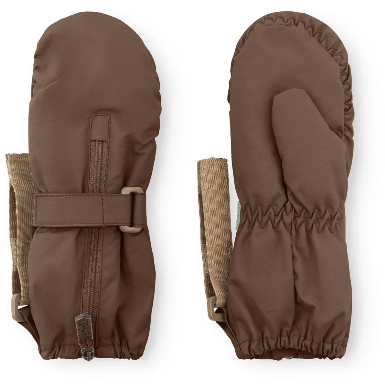 Flash Deal Today Mini A Ture Chestnut Brown Matcesar Fleece Lined Mittens