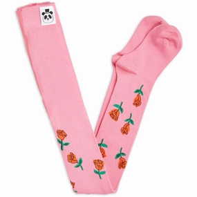 Mini Rodini Pink Roses Tights Save More Online Clearance Blowout