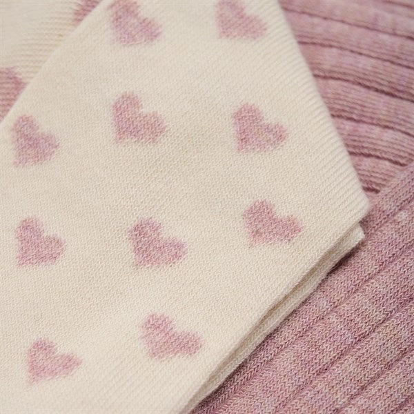 Minymo Light Rose Strmpebukser W. Pattern 2-Pack Dont Miss Big Savings