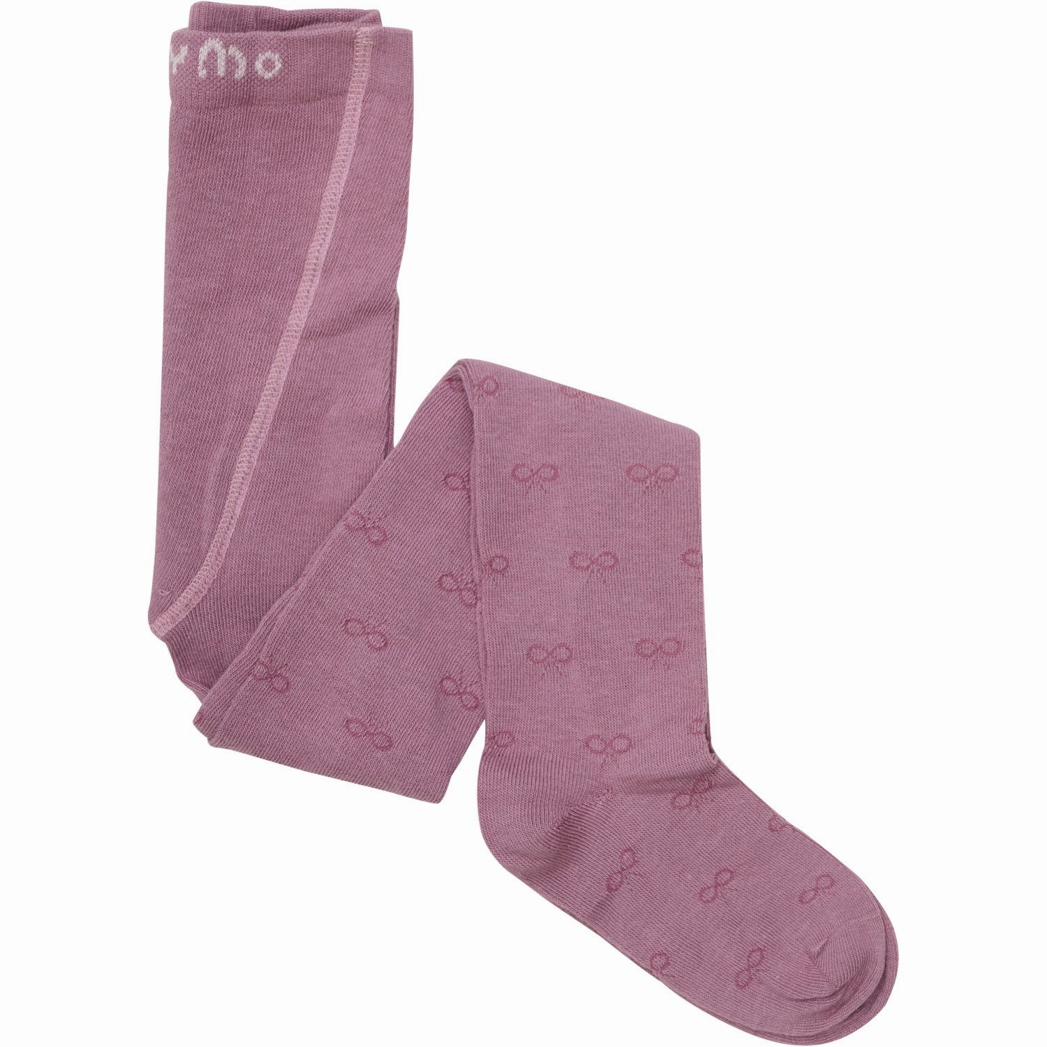 Minymo Mauve Orchid 2-Pack Stockings W. Pattern Sale Ending Soon Limited Stock Offer