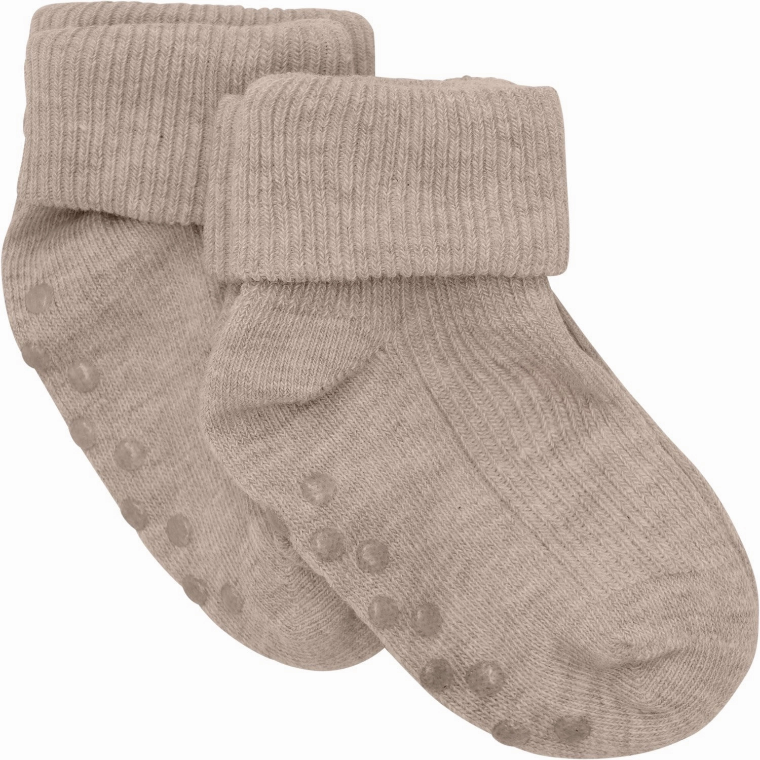 Minymo Silver Mink Melange Baby Rib Sock 2-Pack Special Price Offer Flash Deal Alert