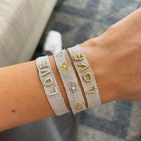 Shop & Save Big Mishky Love Bracelet In Silver