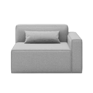 Mix Fabric Right Arm Sofa