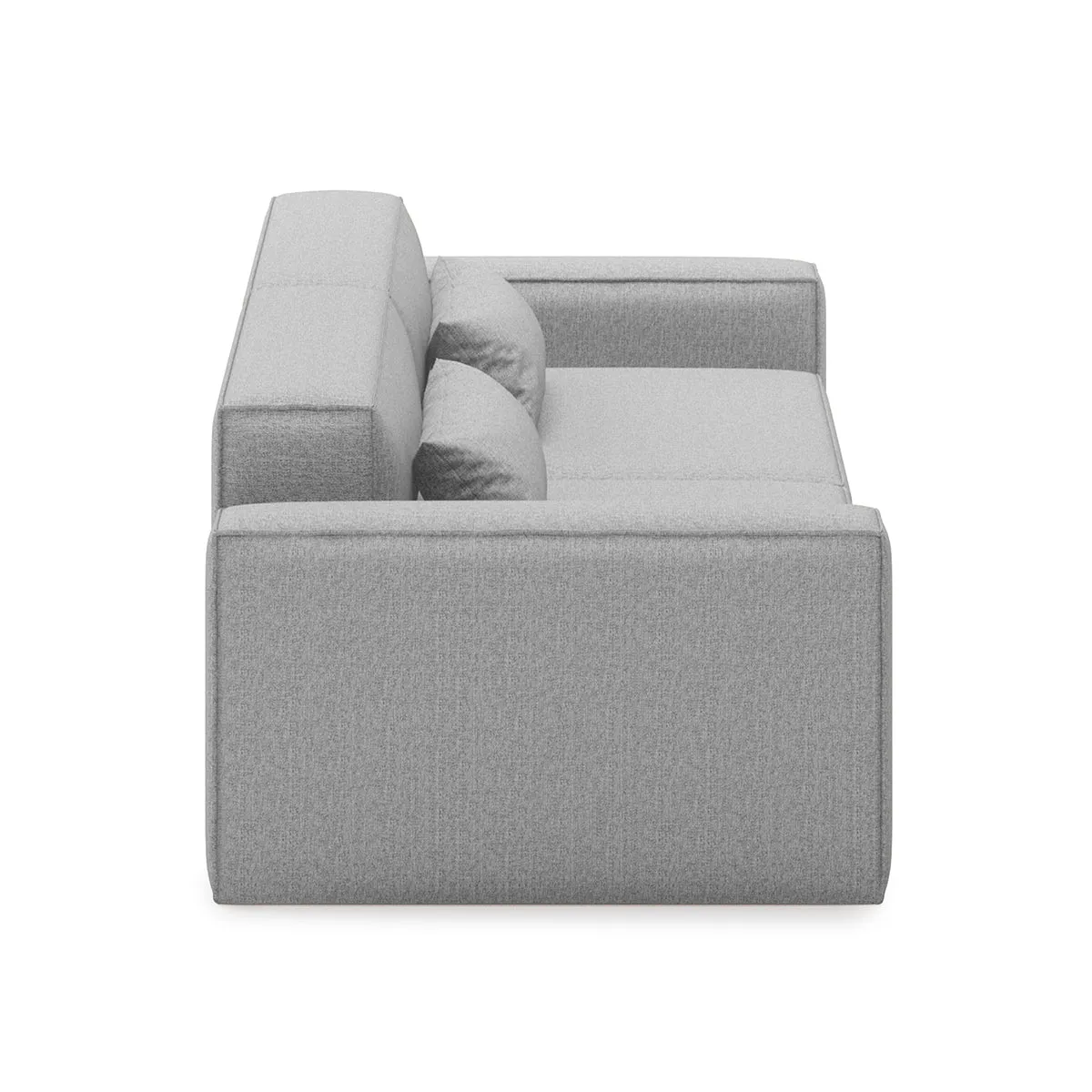 Mix Fabric Right Arm Sofa