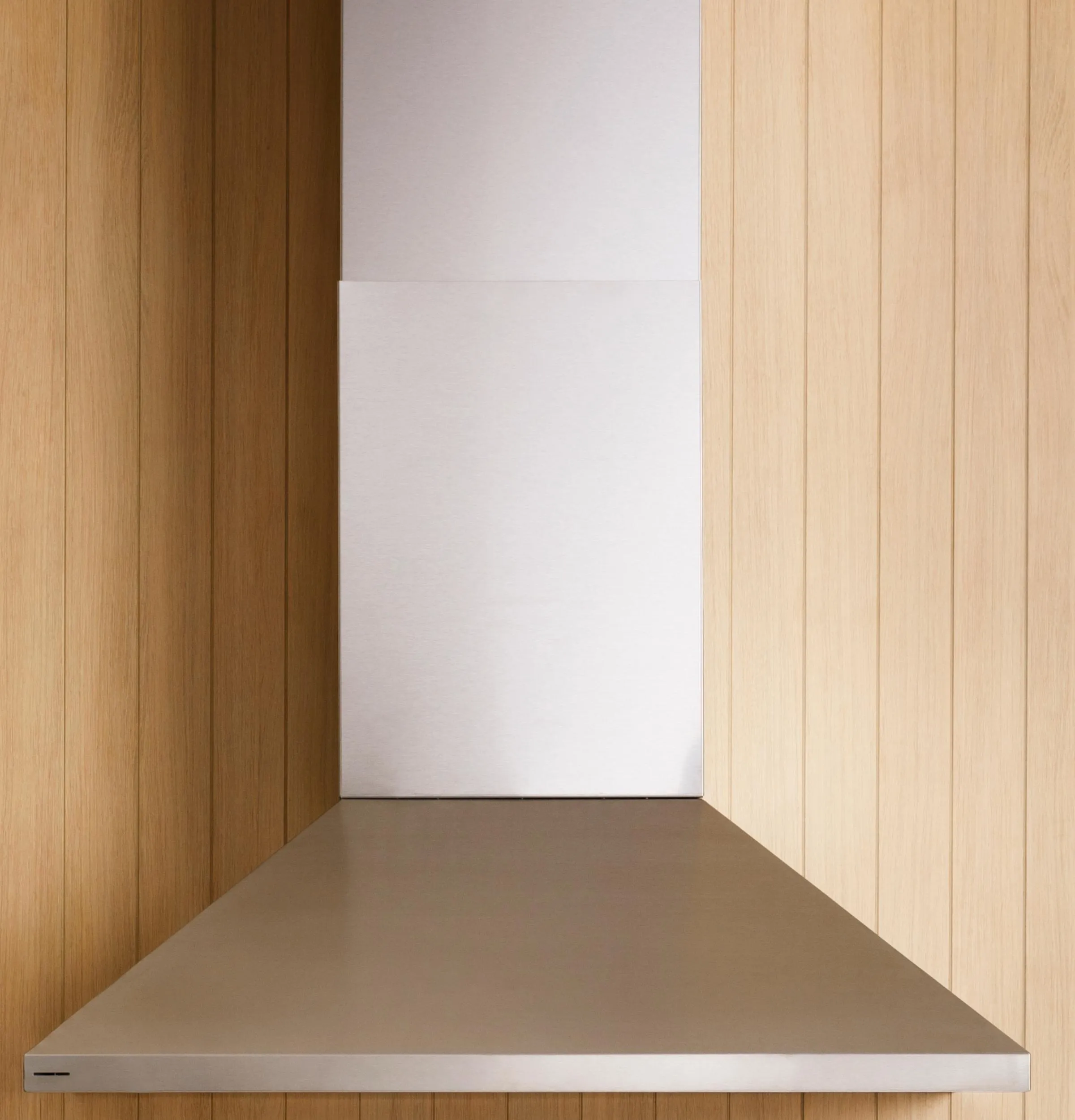 Monogram ZVWS481SRSS Monogram 48" Wall-Mounted Pyramid Chimney Vent Hood With Air Quality Sensors BLOWER SOLD SEPARATELY