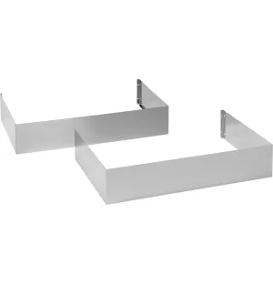 Monogram ZX8IC1SRSS 8' Monogram High Ceiling Duct Cover Kit - Island