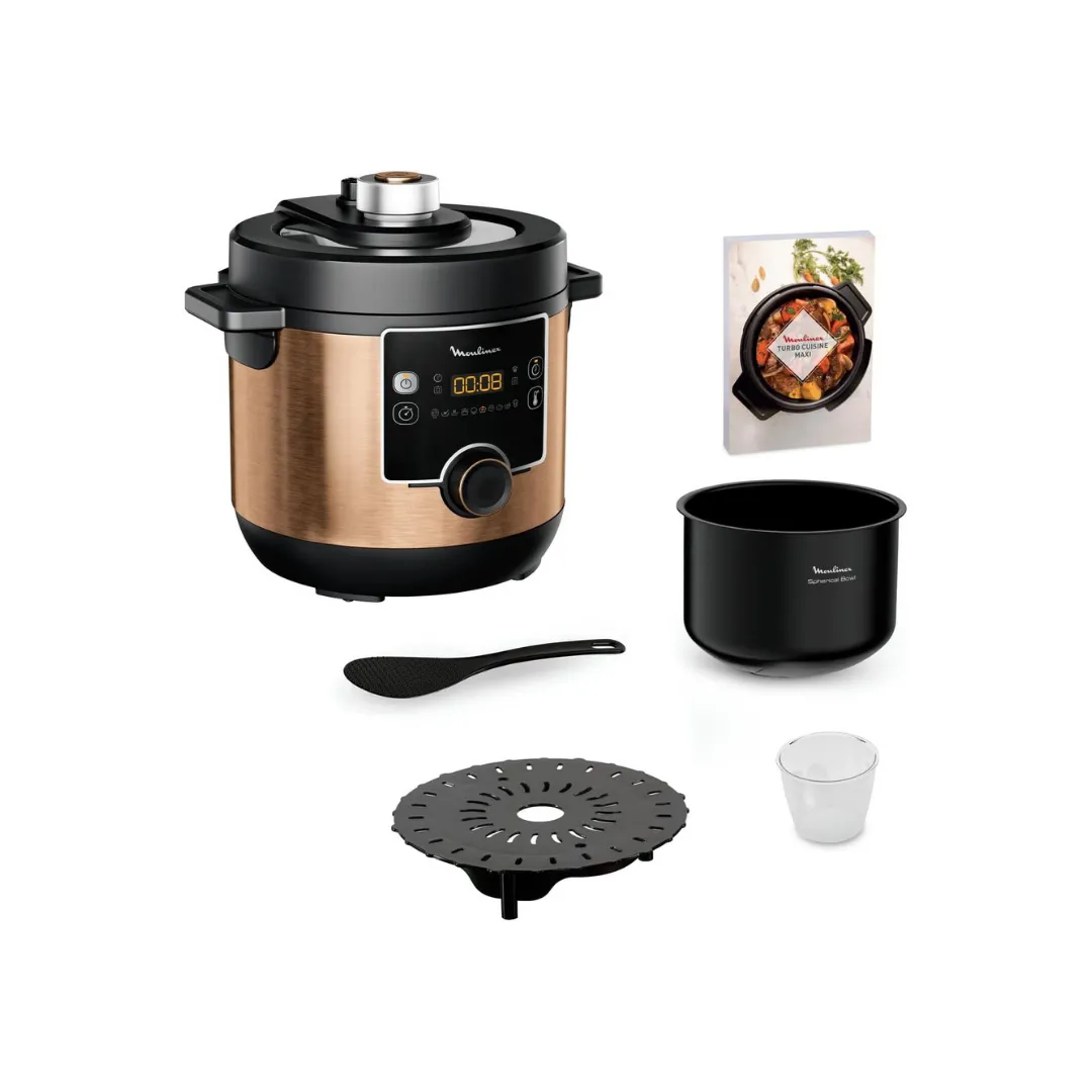 Moulinex Pressure Cooker, 7.6Lit, 1200Watts, Gold