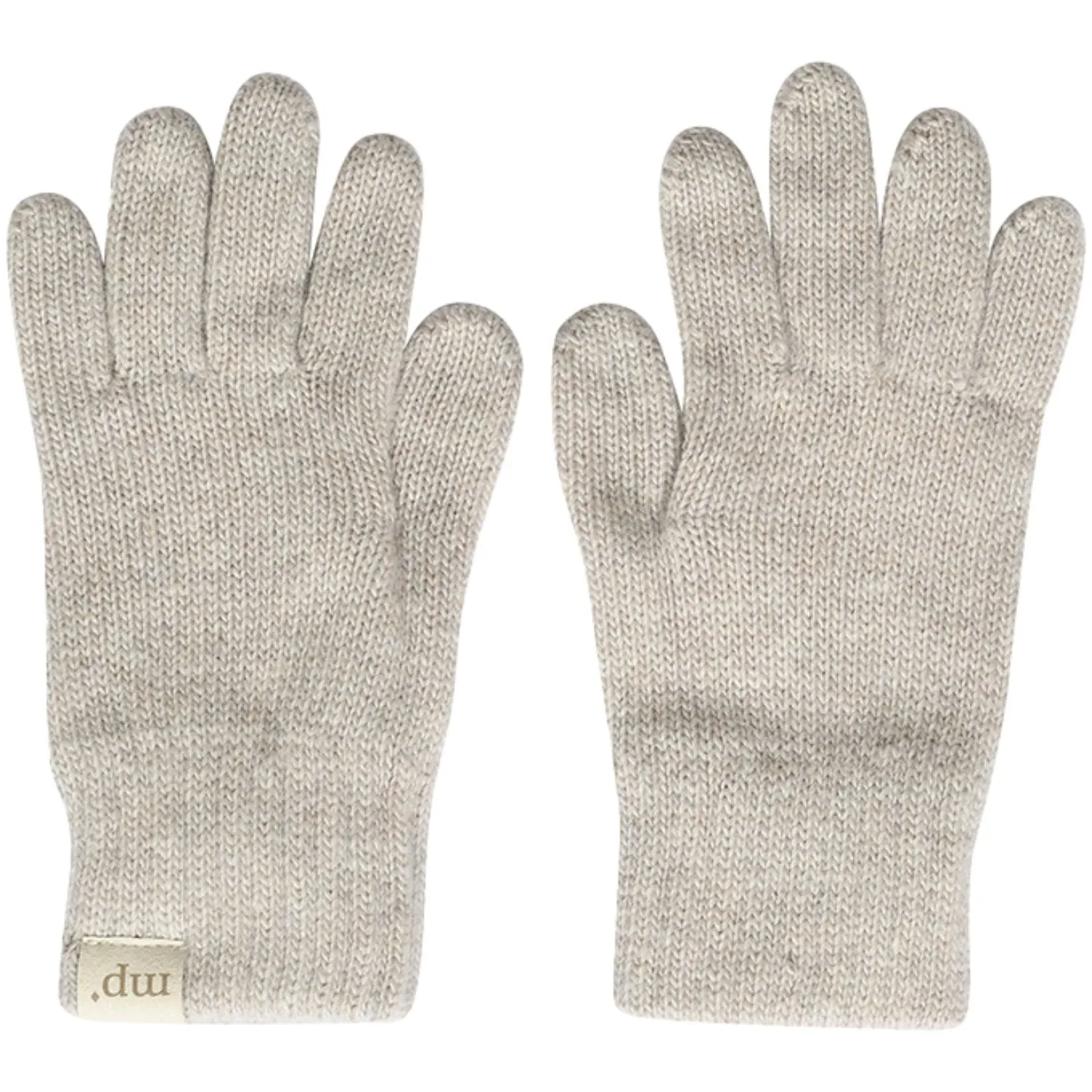 Mp Danmark Beige Melange Helsinki Gloves Last Chance Offer