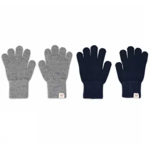 Mp Danmark Mix Light Grey Mel Blue Comfy Gloves 2-Pack Flash Offer Today