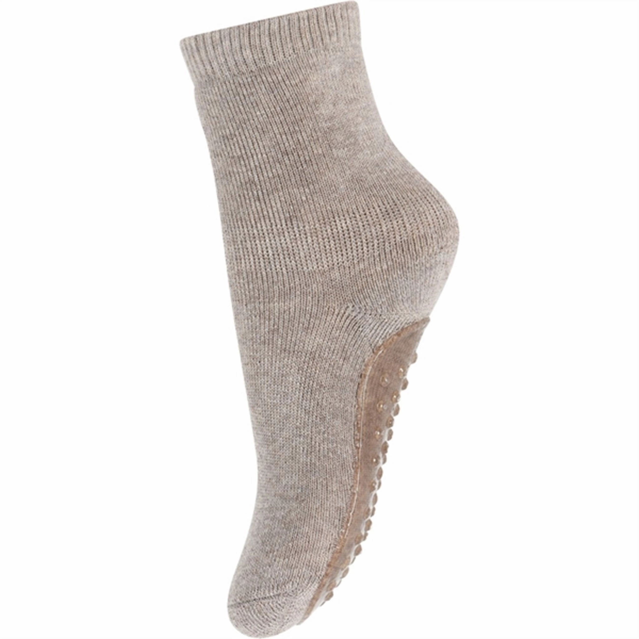 Limited Time Offer! Clearance Steal Today Mp 7953 Cotton Anti-Slip Socks 489 Light Brown Melange