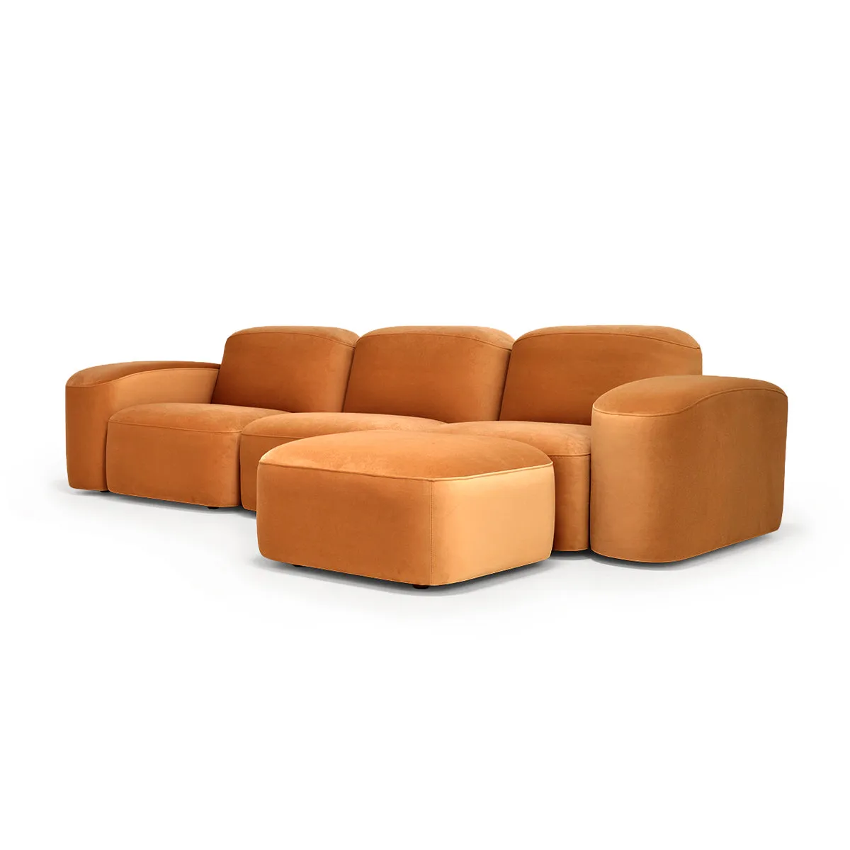 Muse 3 Seat Sofa (Malibu Caramel)